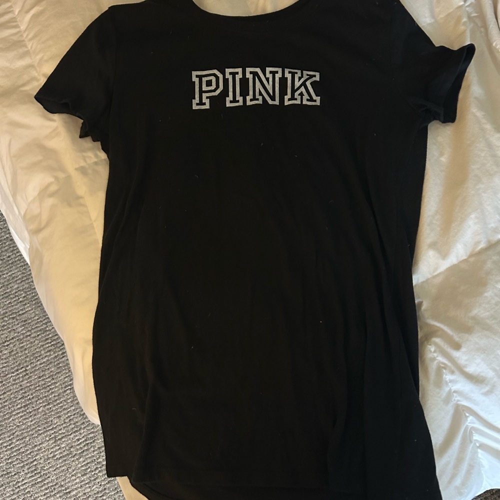 PINK Victoria's Secret Black Tee